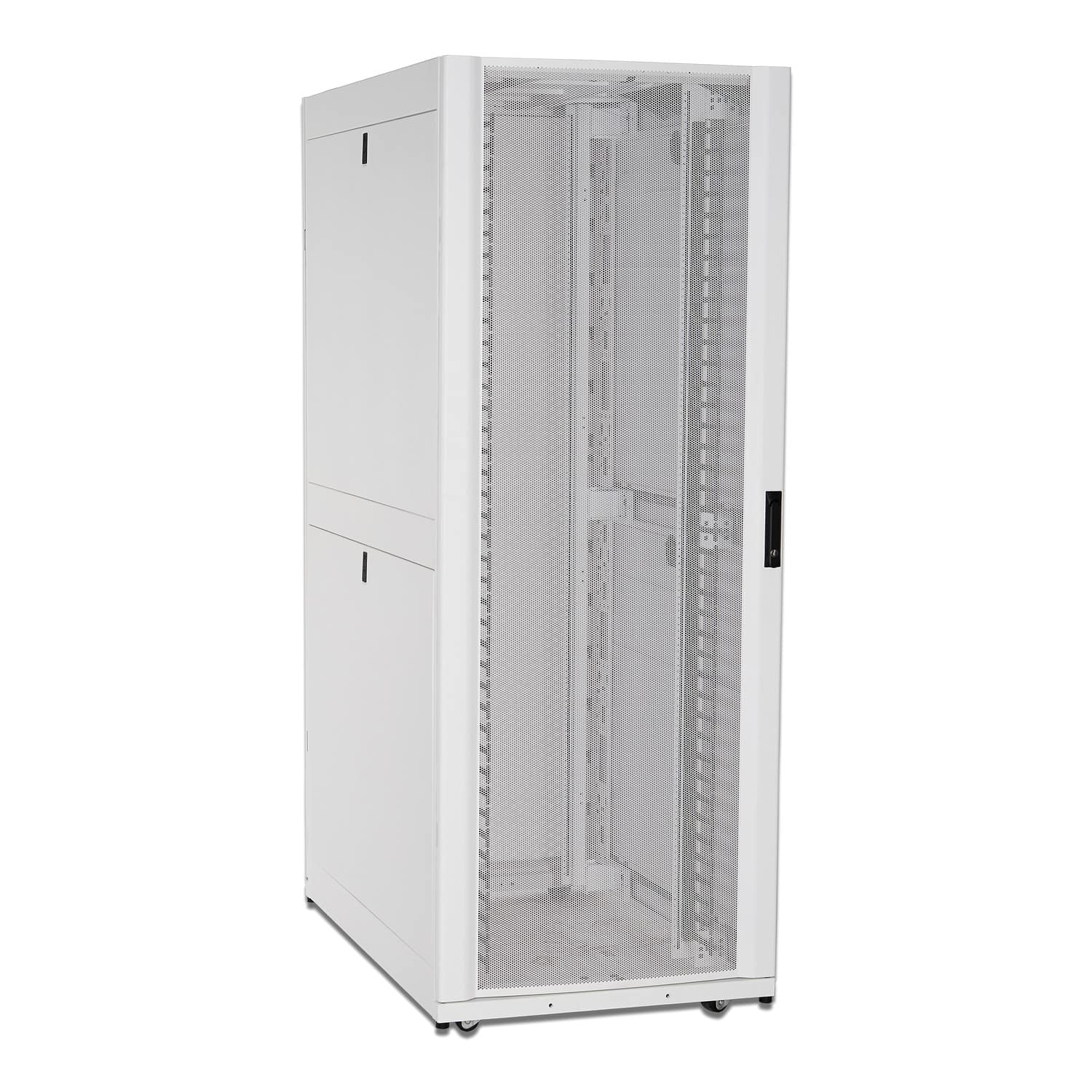APC NetShelter SX 42U 750mm brede x 1200mm diepe netwerkbehuizing met zijden, wit - Afbeelding 5