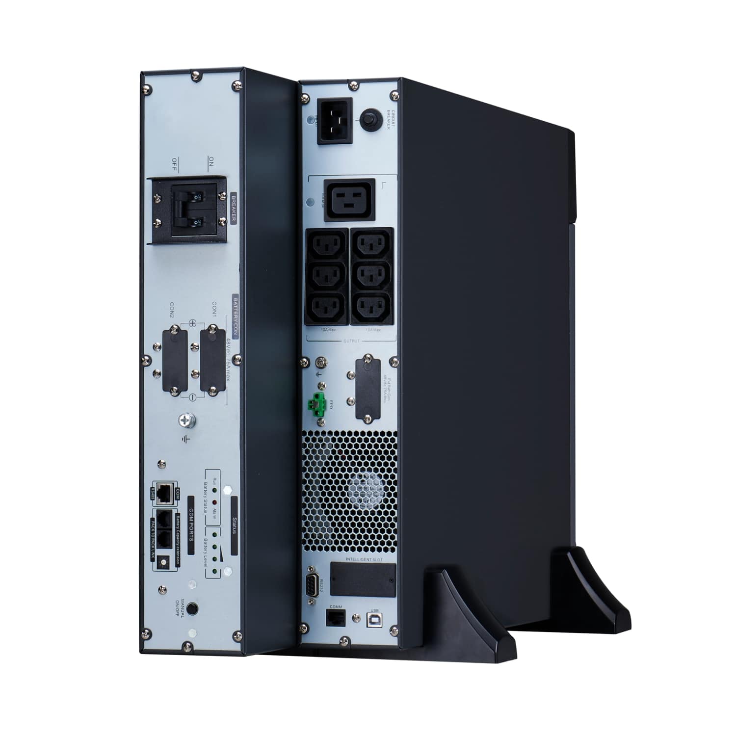APC Easy-UPS On-Line SRVL3KRILRK Noodstroomvoeding - Li-ion, 6xC13 & 1xC19, Rack/tower convertible, extendable runtime, 3000VA Stekkerdoos - Afbeelding 4