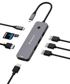 Verbatim CMH-08 USB Type-C 5000 Mbit/s Zilver