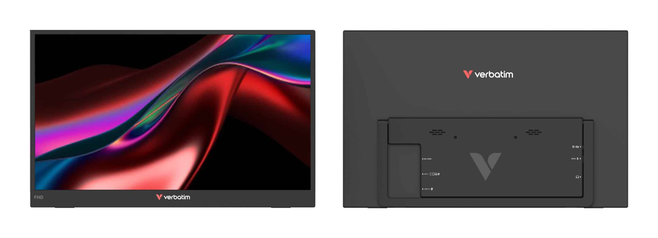Verbatim Portable 14" FHD Touch Monitor LIGHT Draagbare monitor Zwart 35,6 cm (14") LCD 1920 x 1080 Pixels - Afbeelding 5