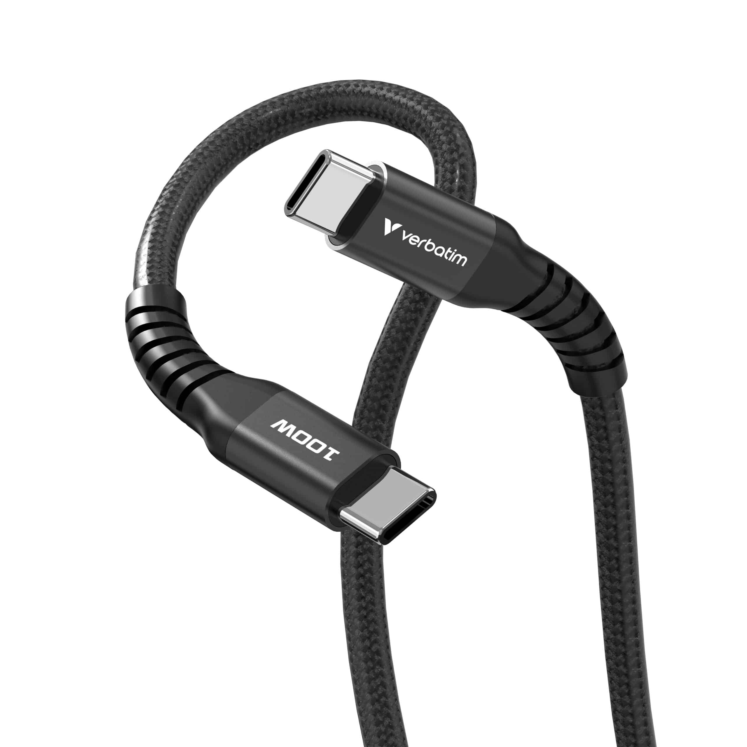 Verbatim Sync & Charge Magnetische Kabel - 100W USB-C naar USB-C 120 cm Zwart - Afbeelding 4