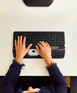 Contour Design Balance toetsenbord Kantoor RF-draadloos + Bluetooth AZERTY Frans Zwart - Afbeelding 5