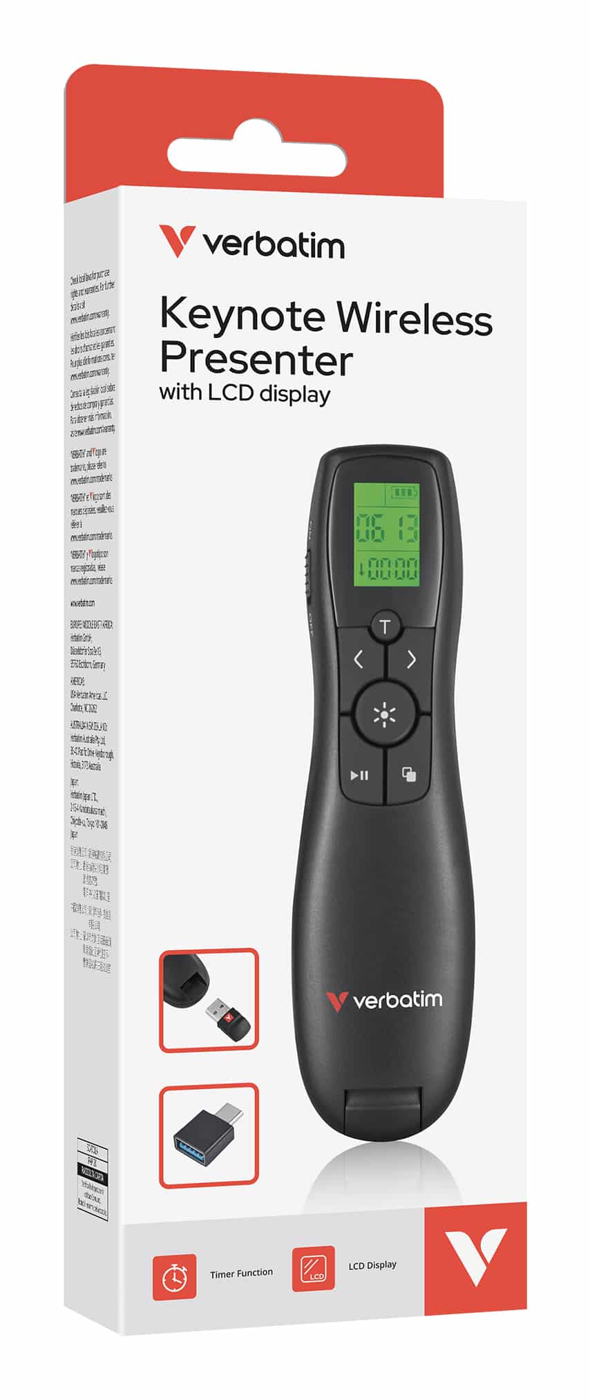 Verbatim Draadloze Keynote Presenter met LCD-scherm - Afbeelding 3
