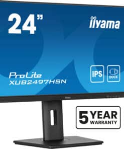 iiyama ProLite XUB2497HSN-B2 computer monitor 60,5 cm (23.8") 1920 x 1080 Pixels Full HD LED Zwart