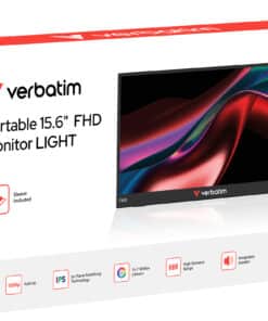Verbatim Portable 15.6" FHD Monitor LIGHT Draagbare monitor Zwart 39,6 cm (15.6") LCD 1920 x 1080 Pixels - Afbeelding 6