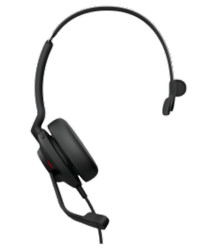 Jabra Evolve2 30 SE USB C/A MS Mono Headset Bedraad Handheld Kantoor/callcenter USB Type-C / USB Type-A Zwart