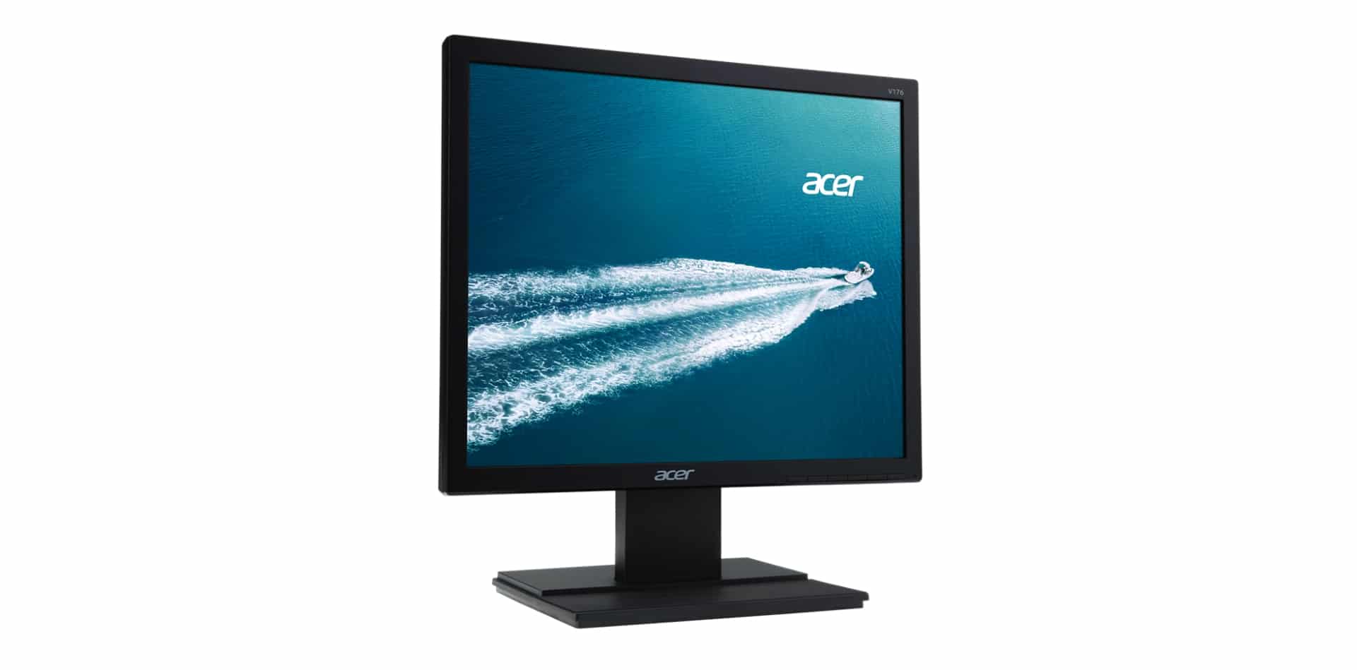Acer V6 V176L computer monitor 43,2 cm (17") 1280 x 1024 Pixels SXGA LCD Zwart - Afbeelding 2