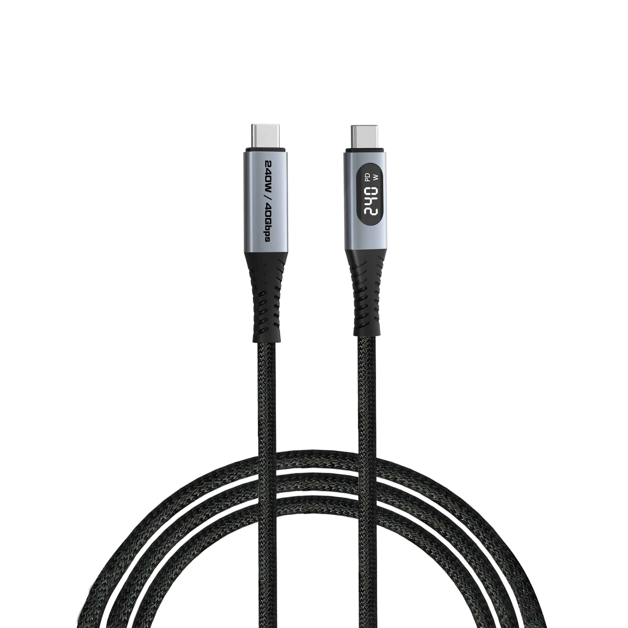Verbatim 31849 USB-kabel USB4 Gen 2x2 1,2 m USB C 40 Gbit/s 240 W Zwart - Afbeelding 3
