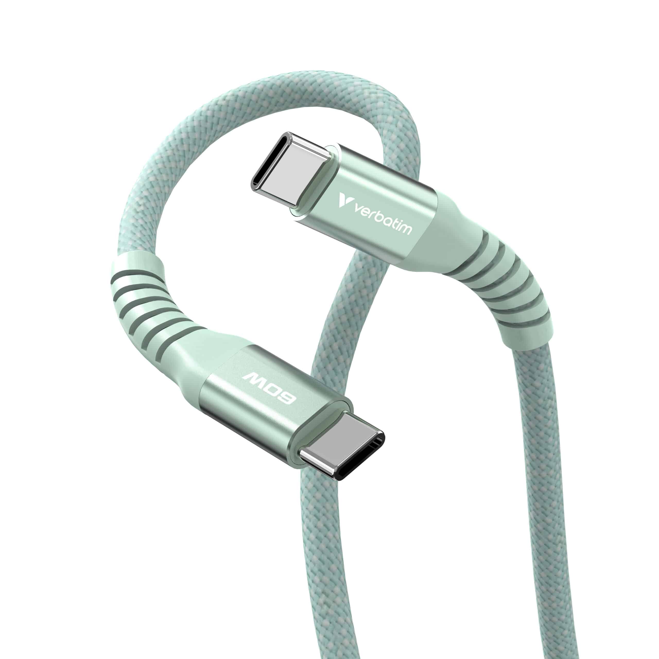 Verbatim Sync & Charge Magnetische Kabel - 60W USB-C naar USB-C 120 cm Groen - Afbeelding 3