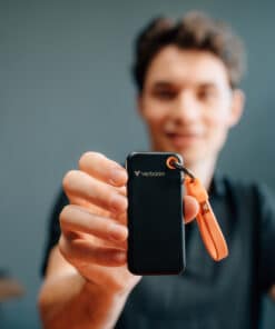 Verbatim Pocket SSD 1 TB USB Type-C 3.2 Gen 2 (3.1 Gen 2) Zwart, Oranje - Afbeelding 4