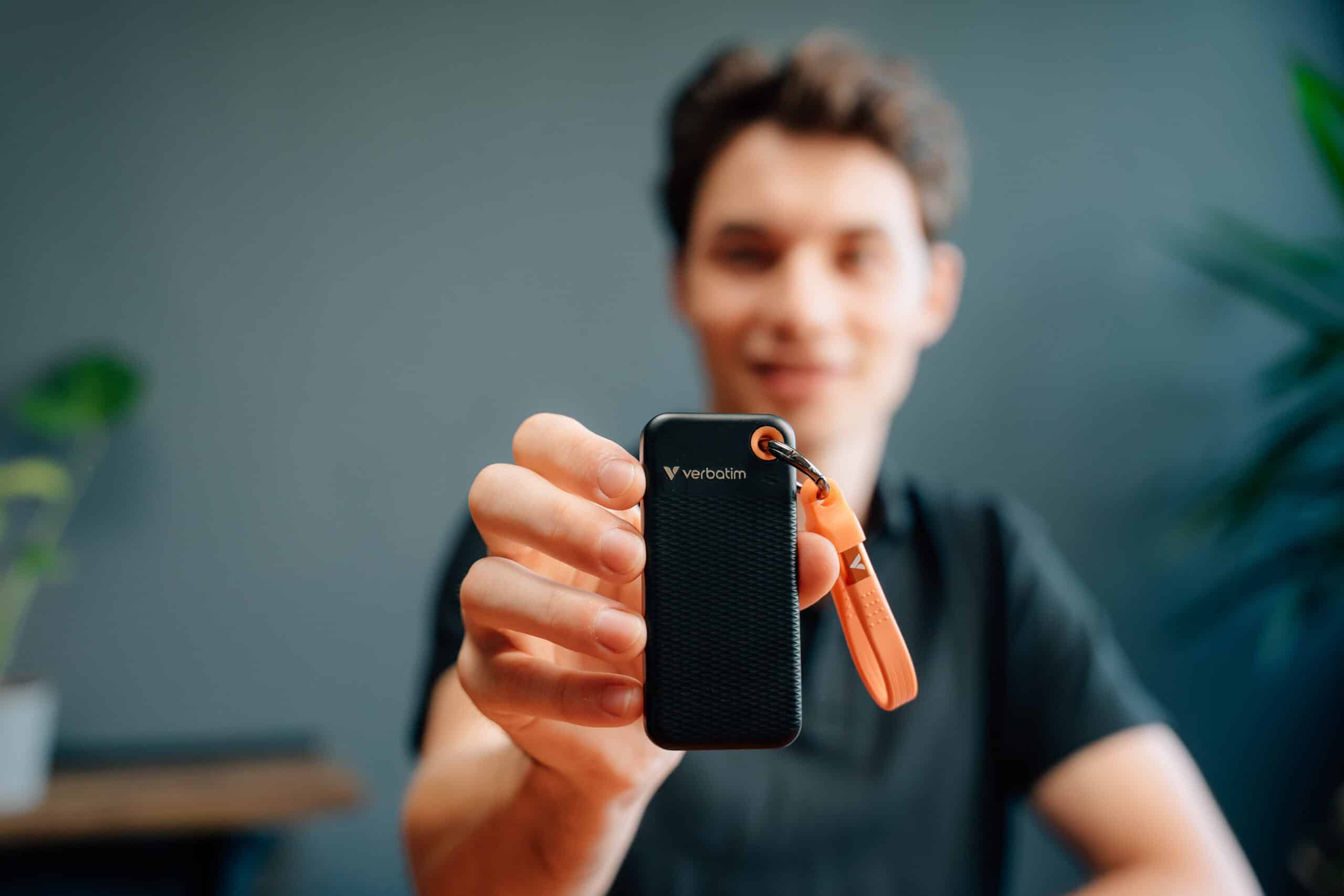 Verbatim Pocket SSD 1 TB USB Type-C 3.2 Gen 2 (3.1 Gen 2) Zwart, Oranje - Afbeelding 4