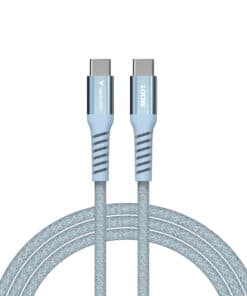 Verbatim Sync & Charge Magnetische Kabel - 100W USB-C naar USB-C 120 cm Blauw - Afbeelding 2