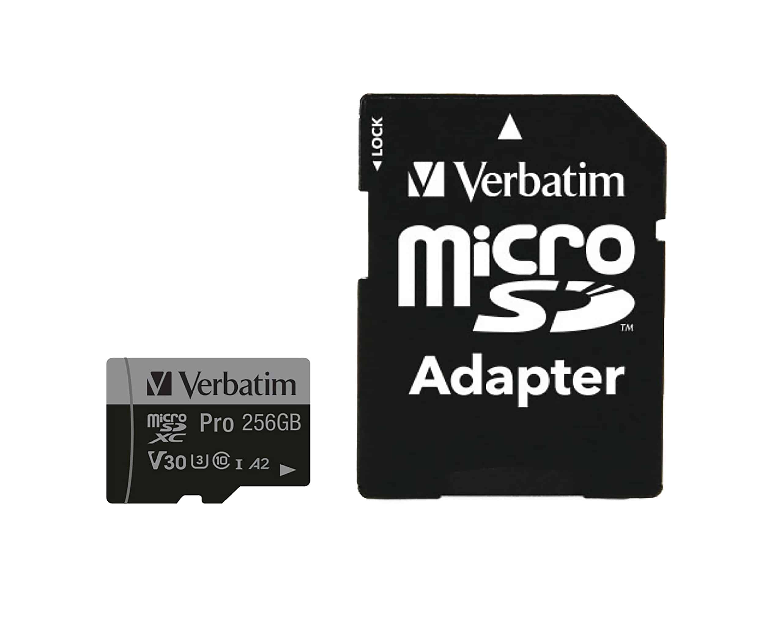Verbatim Pro U3 256GB Micro SDXC Card - Afbeelding 2