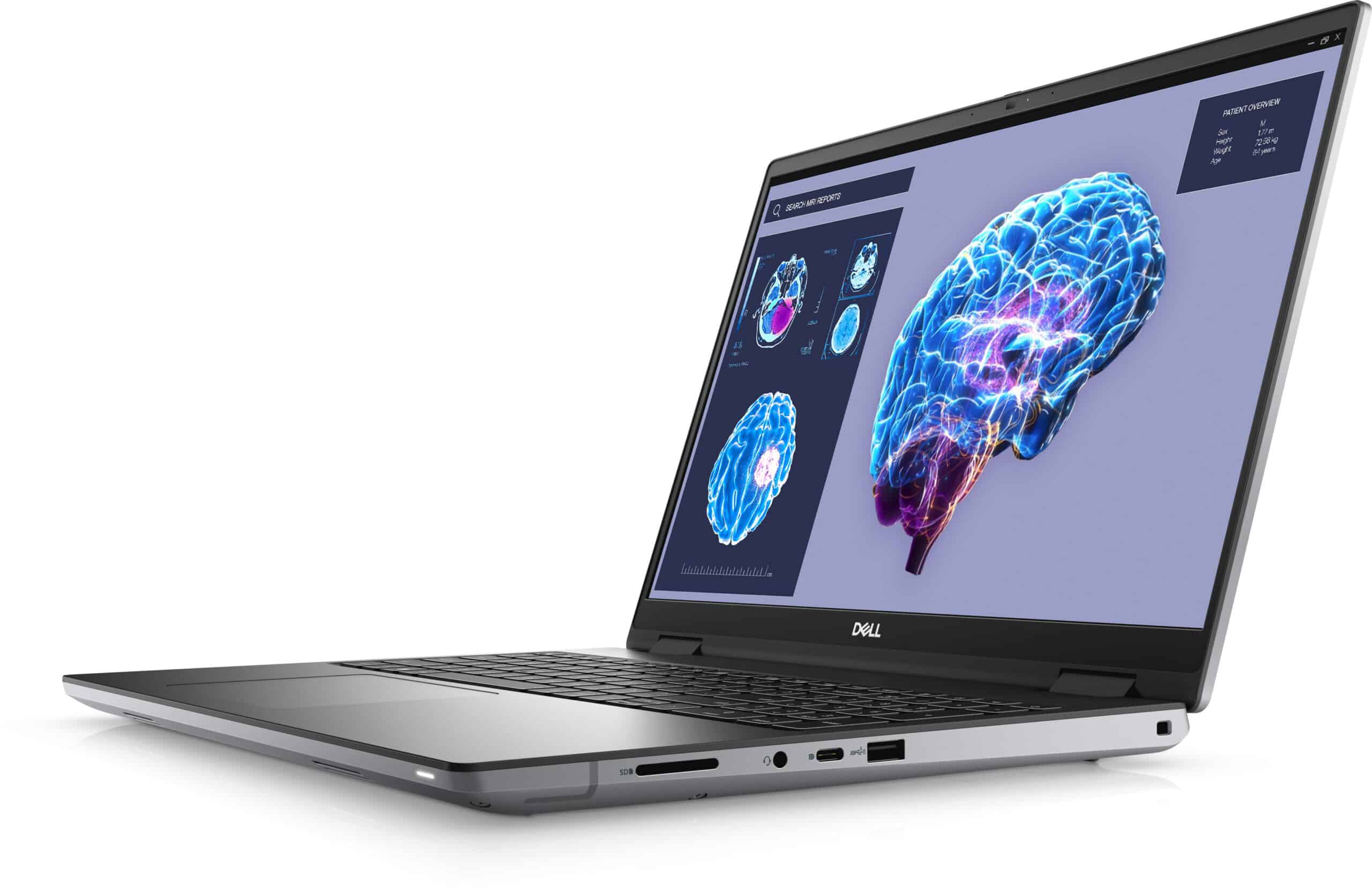 DELL Precision 7680 Intel Core i7-13850HX Mobiel werkstation 40,6 cm (16") Full HD+ 32 GB DDR5-SDRAM 1 TB SSD NVIDIA RTX 2000 Ada Wi-Fi 6E (802.11ax) Windows 11 Pro Belgisch Grijs - Afbeelding 3