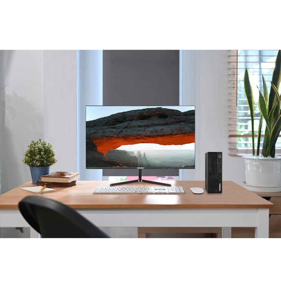 MEDION Picoworx T80 III Copilot+ PC Intel Core Ultra 7 256V 16 GB LPDDR5x-SDRAM 1 TB SSD Windows 11 Home Mini PC Zwart - Afbeelding 3