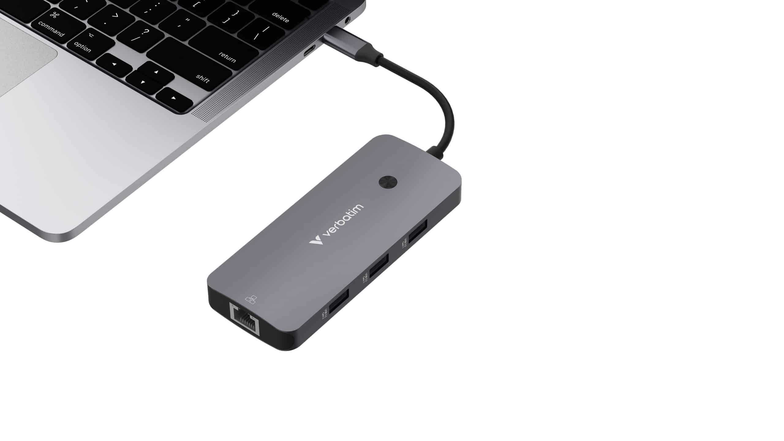 Verbatim CMH-09 USB Type-C 10000 Mbit/s Zilver - Afbeelding 3