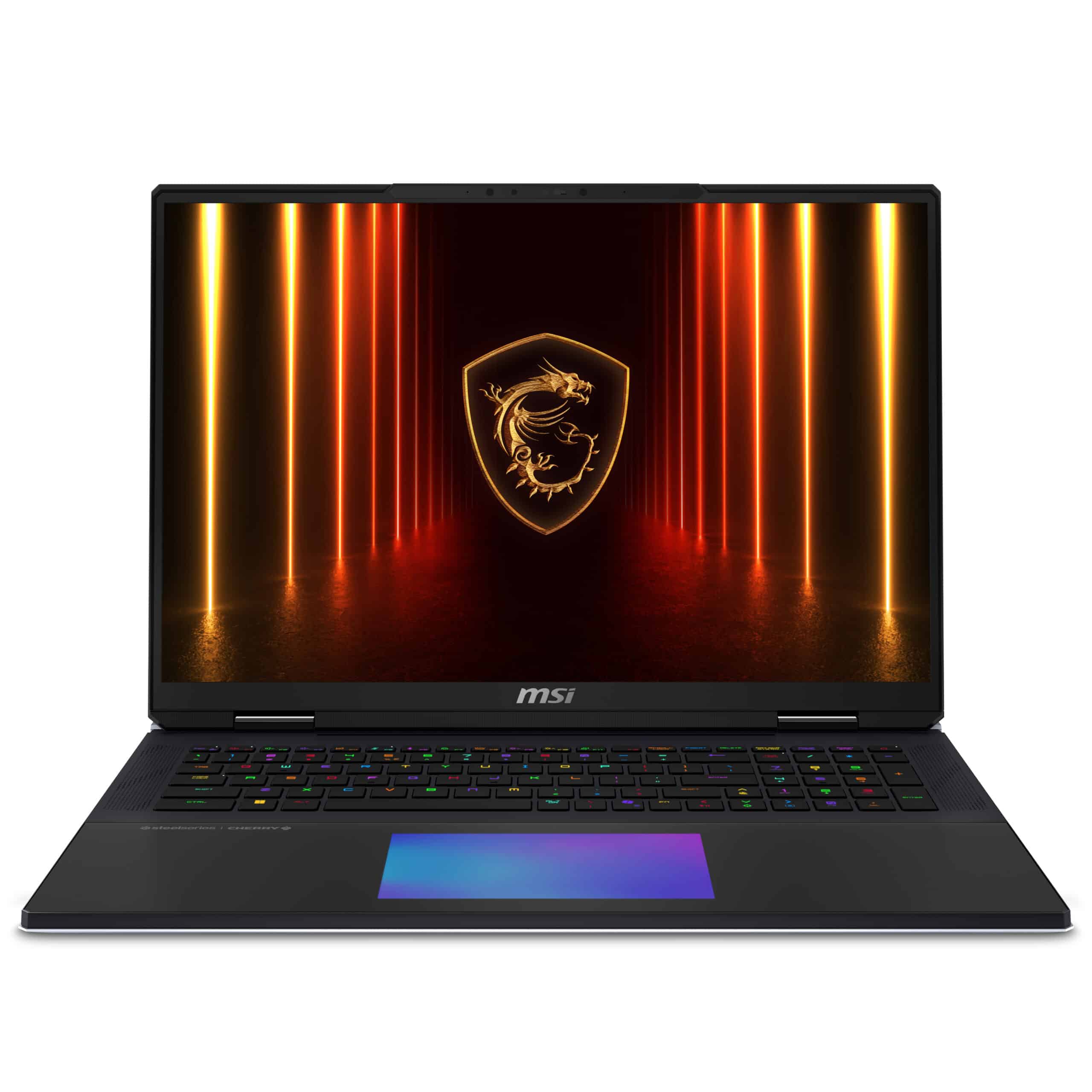 MSI Titan 18 HX AI A2XWJG-234NL Intel Core Ultra 9 285HX Laptop 45,7 cm (18") UHD+ 96 GB DDR5-SDRAM 6 TB SSD NVIDIA GeForce RTX 5090 Wi-Fi 7 (802.11be) Windows 11 Pro Zwart