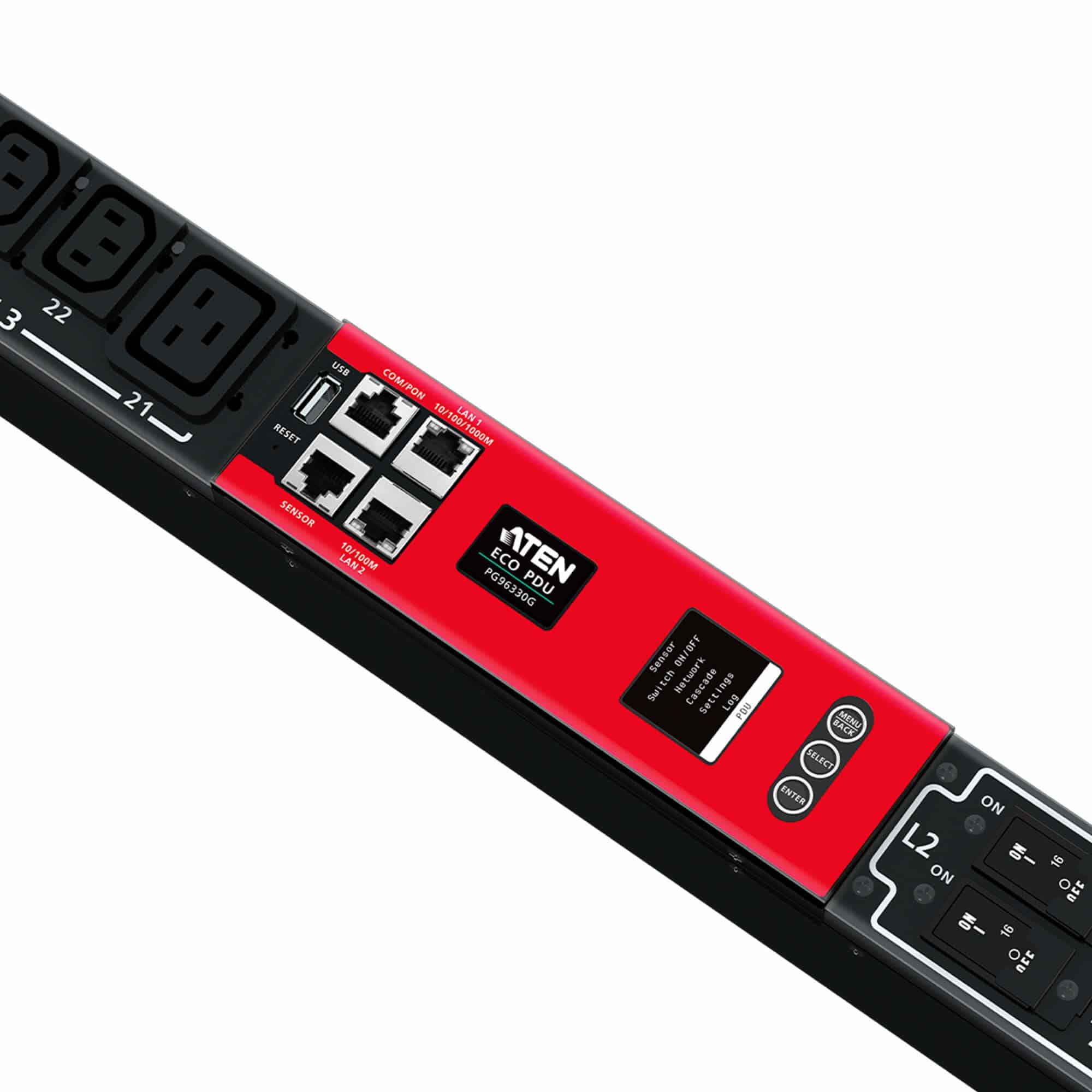 ATEN 30A/32A 30-Outlet 3-Phase Switched eco PDU - Afbeelding 3