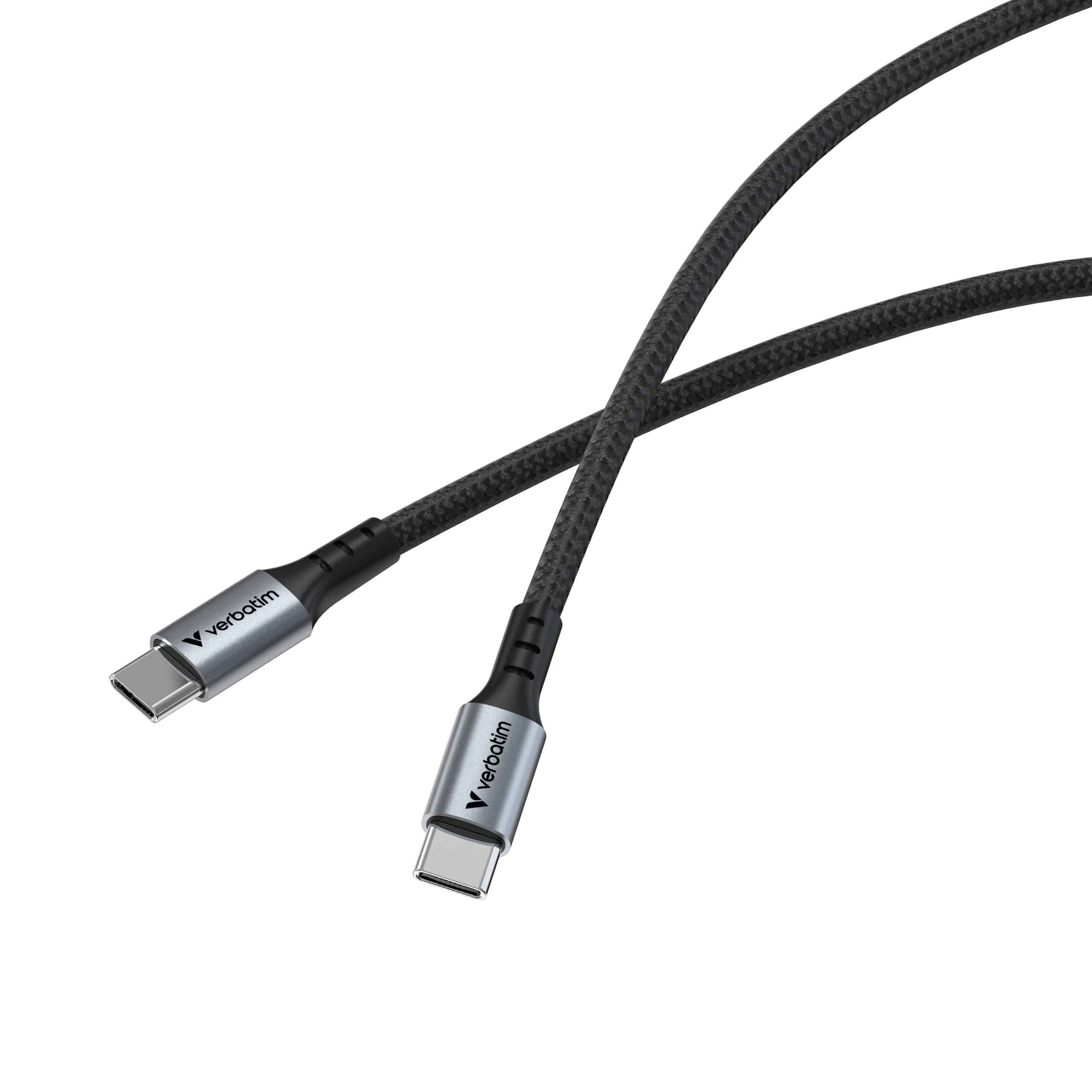 Verbatim Sync & Charge-Kabel - 60W USB-C naar USB-C 120 cm - Afbeelding 2
