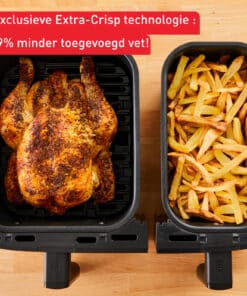 Tefal Dual Easy Fry & Grill Easy Fry & Grill Dual EY905D air fryer met dubbele lades - 8 programma's - 5,2 L + 3,1 L - Afbeelding 5