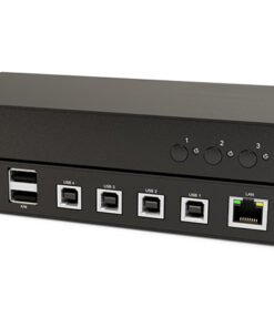 Matrox KMLync / 4-port keyboard and mouse switch (with PSU for EU)