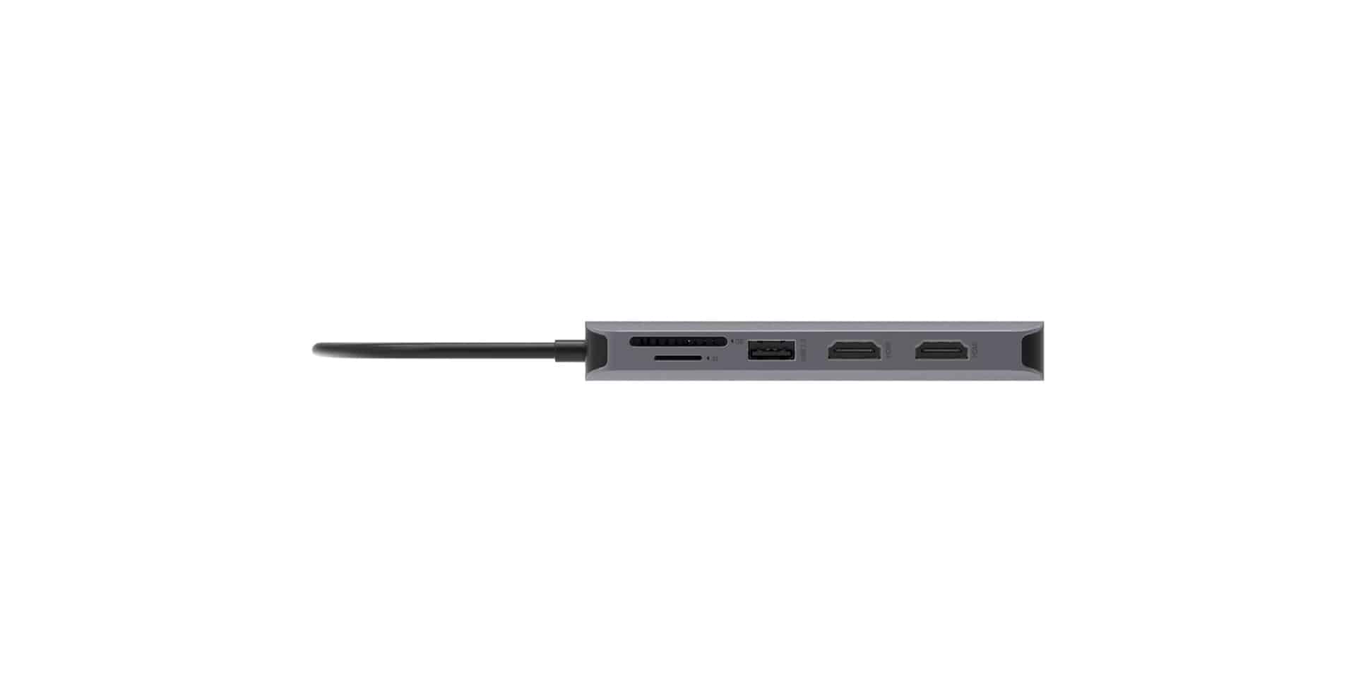 Acer 12-in-1 Type-C Dongle Bedraad USB 3.2 Gen 1 (3.1 Gen 1) Type-C Zilver - Afbeelding 6