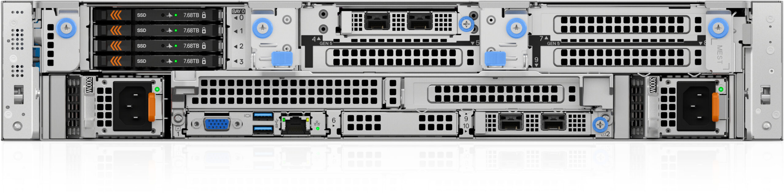 DELL R570 server 1,92 TB Rack (2U) Intel Xeon 6 6517P 3,2 GHz 32 GB DDR5-SDRAM 1100 W - Afbeelding 4