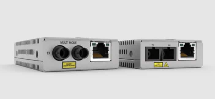 Allied Telesis AT-MMC1000/SP-960 netwerk media converter 1000 Mbit/s 1310 nm Grijs