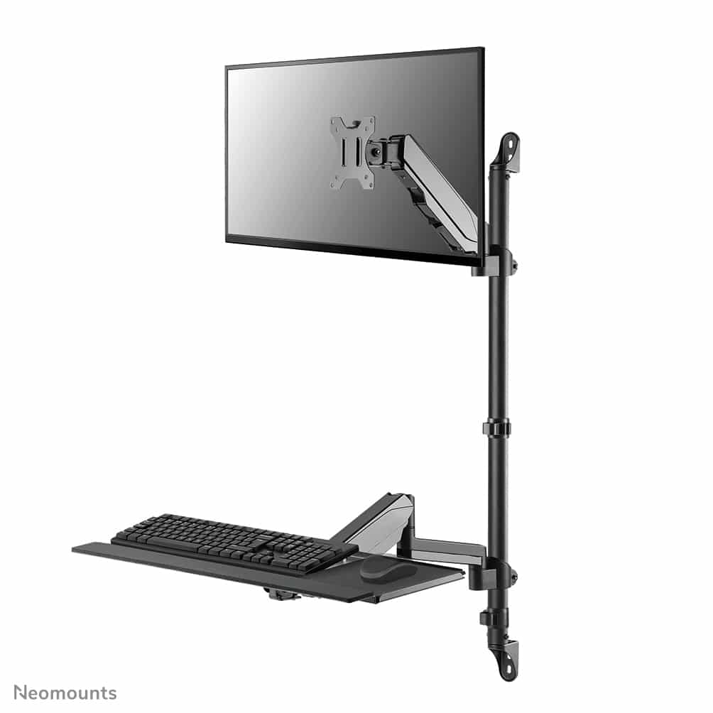 Neomounts WL90-325BL1 Zit-sta werkstation wand 17-32" - gasveer
