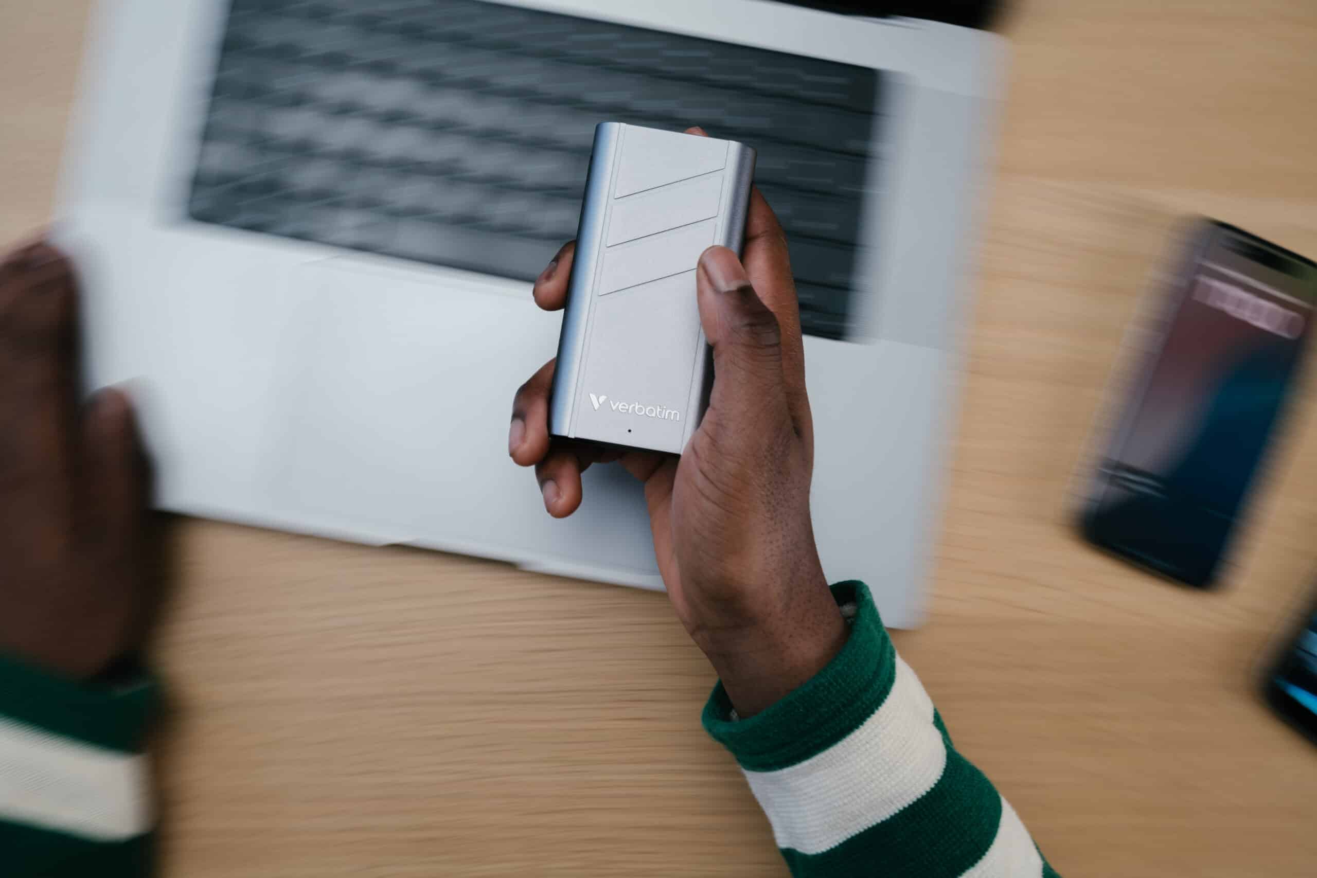 Verbatim TurboMetal SSD USB4 2TB USB Type-C USB4 Gen 2x2 Zilver - Afbeelding 5