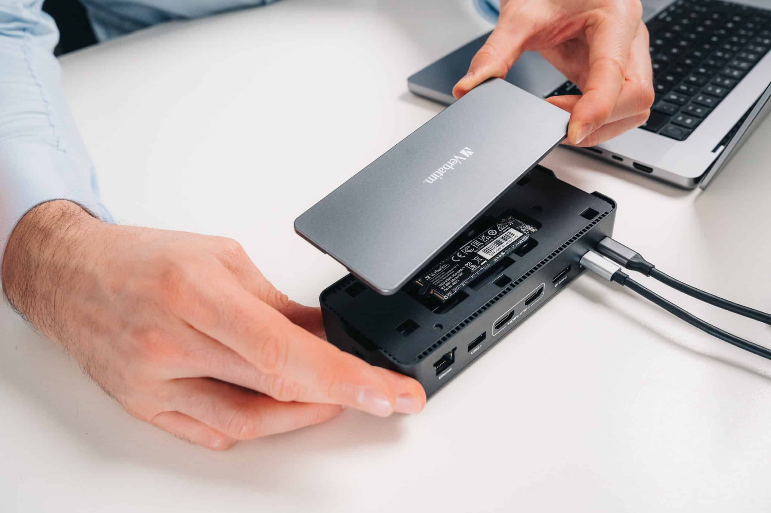 Verbatim USB-C Pro docking station CDS-15SSD: 15 poorten met SSD - Afbeelding 6