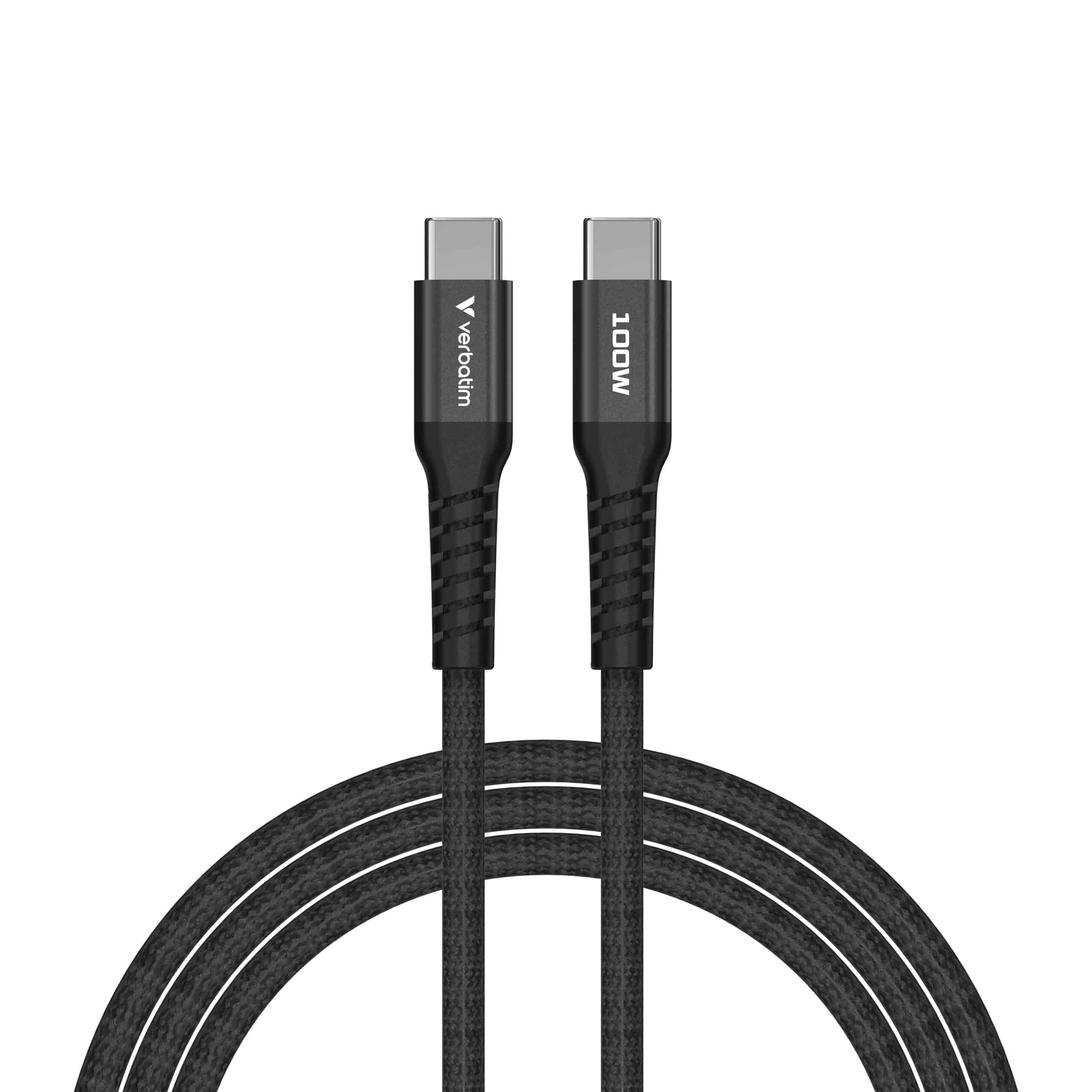 Verbatim Sync & Charge Magnetische Kabel - 100W USB-C naar USB-C 120 cm Zwart - Afbeelding 3