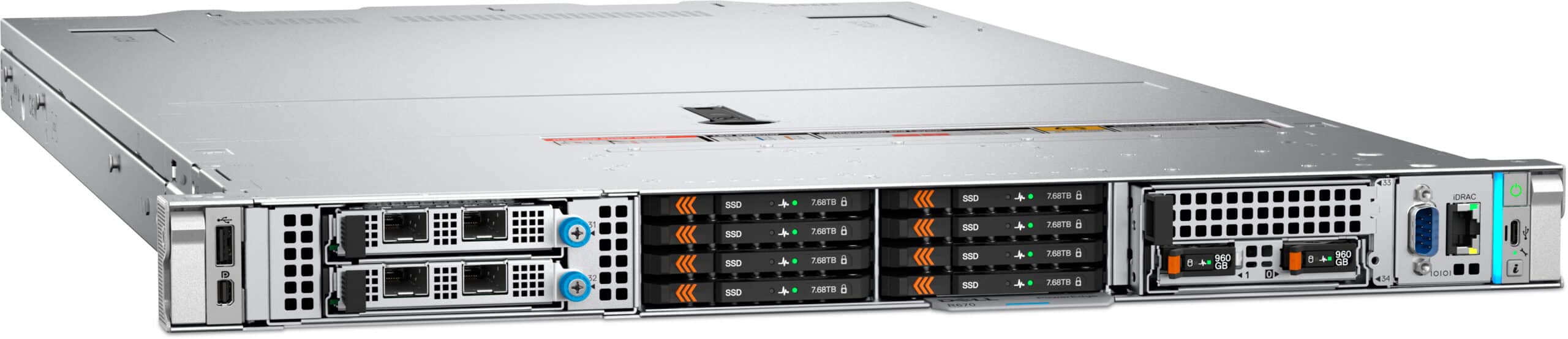 DELL PowerEdge R470 server 960 GB Rack (1U) Intel Xeon 6 6517P 3,2 GHz 32 GB DDR5-SDRAM 1100 W - Afbeelding 3