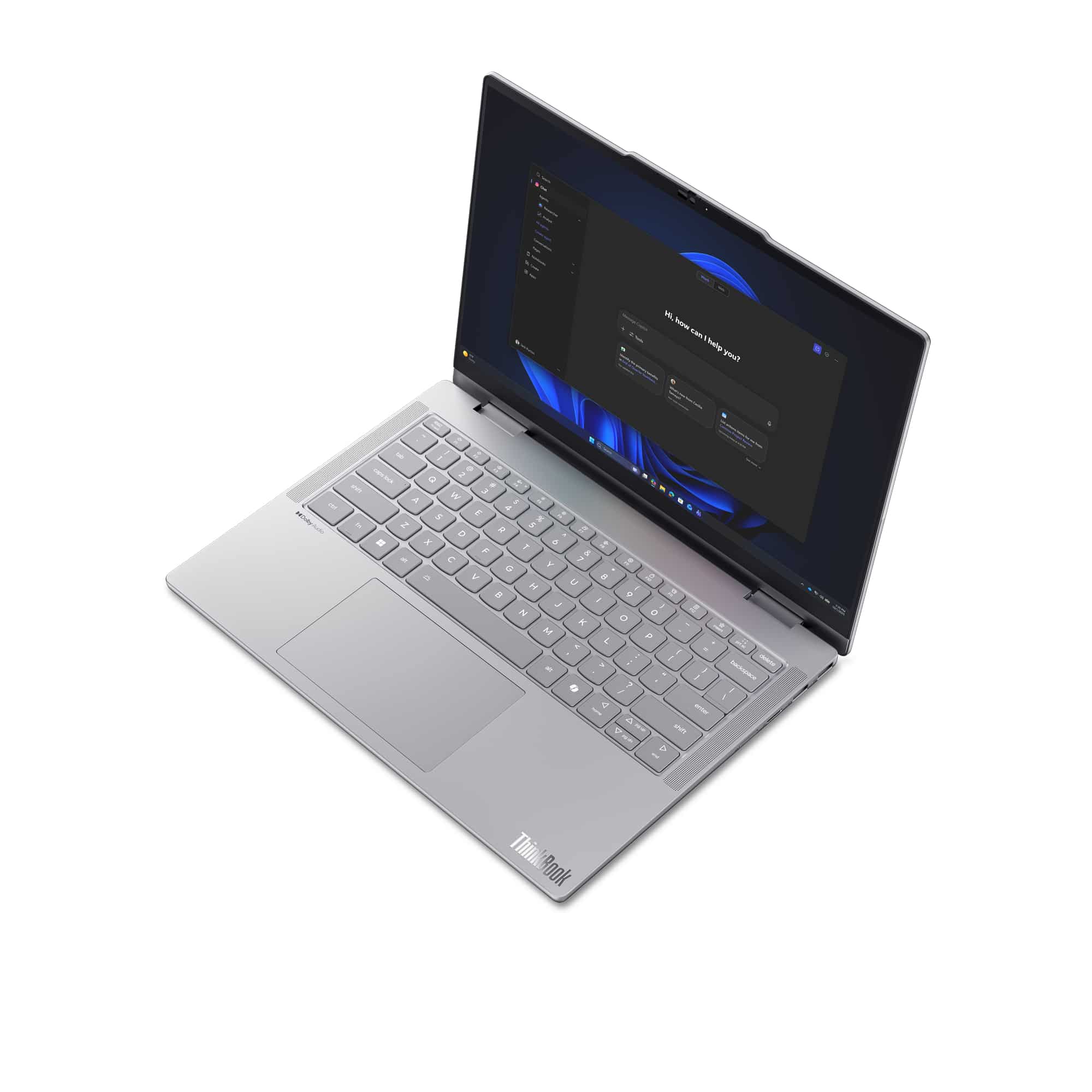 Lenovo ThinkBook 14 2-in-1 G6 IPL Copilot+ PC Intel Core Ultra 5 325 Hybride (2-in-1) 35,6 cm (14") Touchscreen WUXGA 16 GB DDR5-SDRAM 512 GB SSD Wi-Fi 7 (802.11be) Windows 11 Pro Belgisch Grijs Laptop - Afbeelding 3
