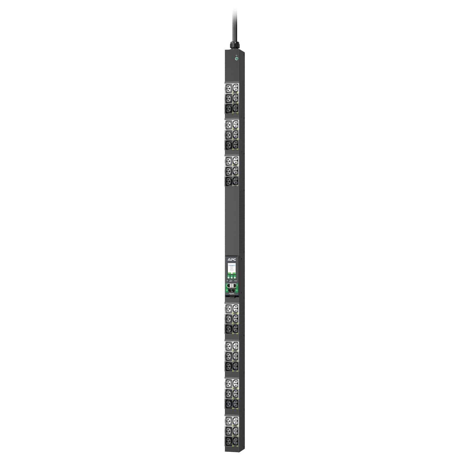 APC APDU10250SW - Switched, 0U, 16A, 400V, (21x)C13/15 + (21x)C13/15/19/21, IEC60309 16A 3Fase stekker
