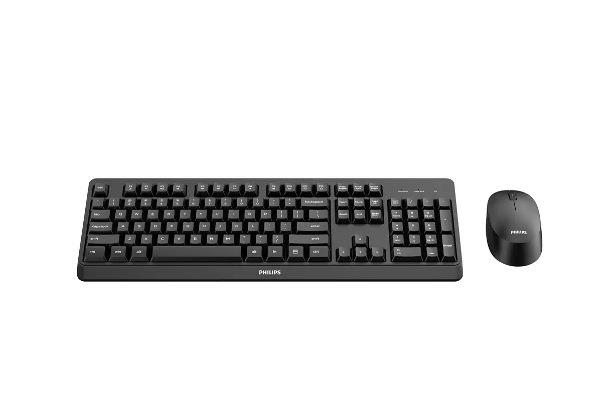 Philips 3000 series SPT6307BL/00 toetsenbord Inclusief muis Kantoor RF Draadloos Zwart - Afbeelding 4