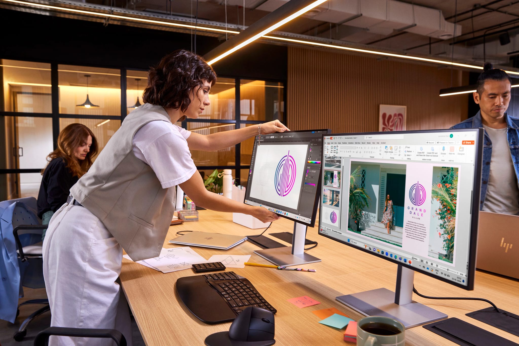 HP Serie 7 Pro 27 inch QHD Thunderbolt 4 monitor - 727pu - Afbeelding 3