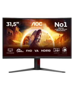 AOC G4 C32G4Z computer monitor 80 cm (31.5") 1920 x 1080 Pixels Full HD LCD Zwart, Rood