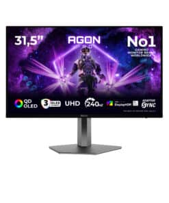 AOC AGON PRO AG326UZD2 computer monitor 80 cm (31.5") 3840 x 2160 Pixels 4K Ultra HD OLED Zwart