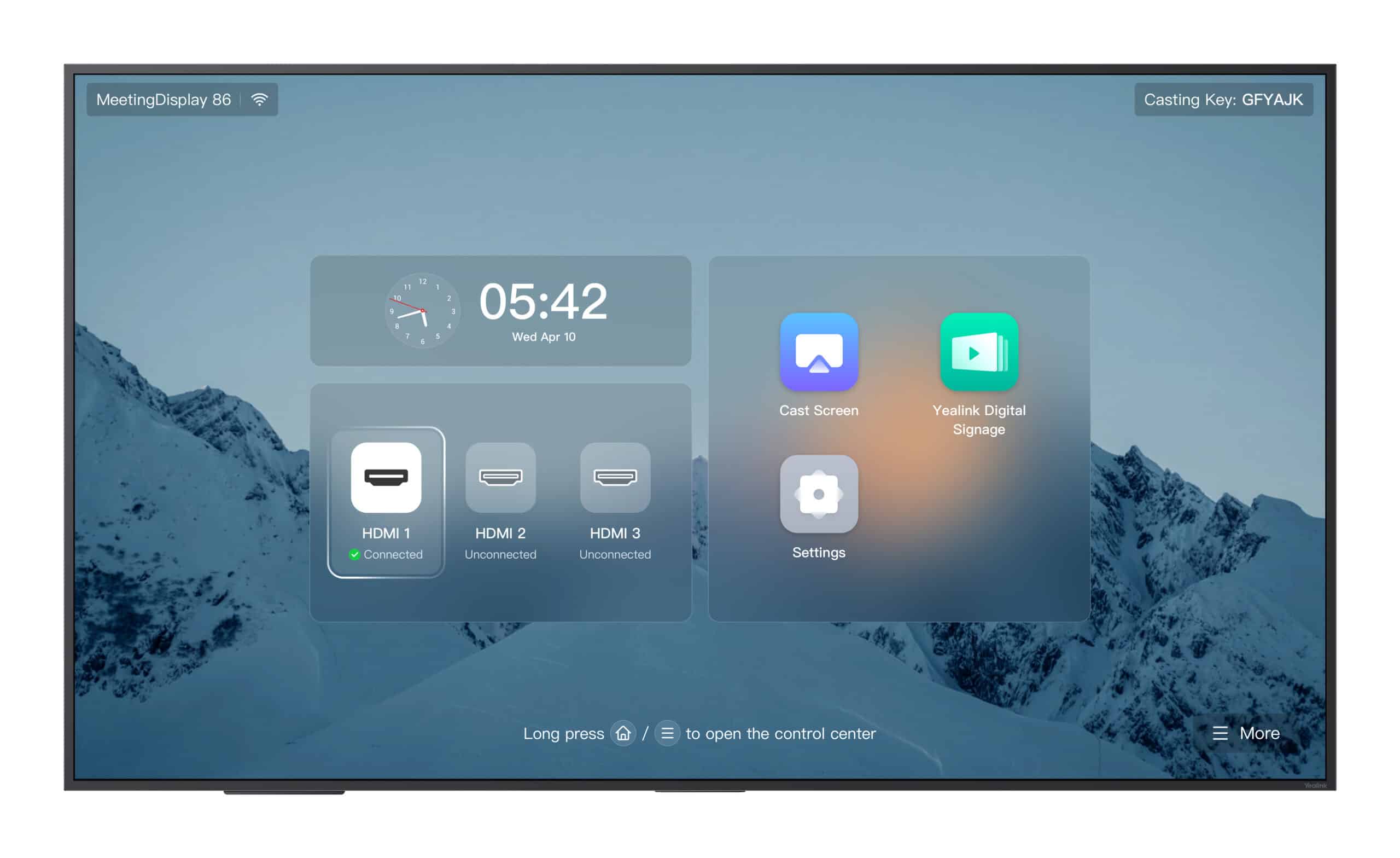Yealink MeetingDisplay 86'' Monitor
