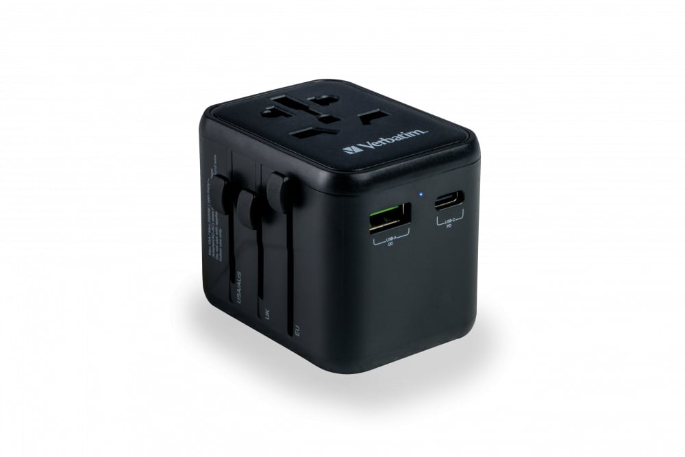 Verbatim 49544 netstekker adapter Universeel Zwart - Afbeelding 6