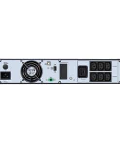 APC Easy UPS On-Line, 3 kVA, lithium-ion, rack/toren 2U, 230 V, 6 IEC C13- en 1 IEC C19-uitgangen, sleuf voor communicatiekaart, inclusief railset Stekkerdoos - Afbeelding 3
