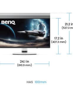 BenQ EX271UZ computer monitor 67,3 cm (26.5") 3840 x 2160 Pixels 4K Ultra HD OLED Zwart, Wit - Afbeelding 4