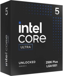 Intel BX80768250K Intel Core Ultra 5 250K Plus, LGA1851, 18 Core, 4.2 /5.3 GHz, DDR5, 125W, Boxed