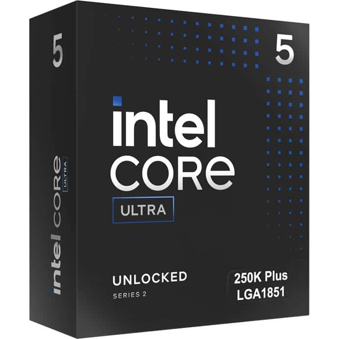 Intel BX80768250K Intel Core Ultra 5 250K Plus, LGA1851, 18 Core, 4.2 /5.3 GHz, DDR5, 125W, Boxed