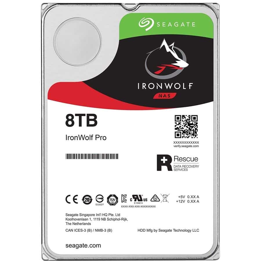 Seagate ST8000VNZ04 Seagate IronWolf NAS HDD, 8TB, SATA-3, 6 Gbps, Retail (N)