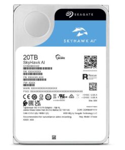 Seagate SkyHawk AI interne harde schijf 20 TB 7200 RPM 512 MB 3.5" SATA III - Afbeelding 2