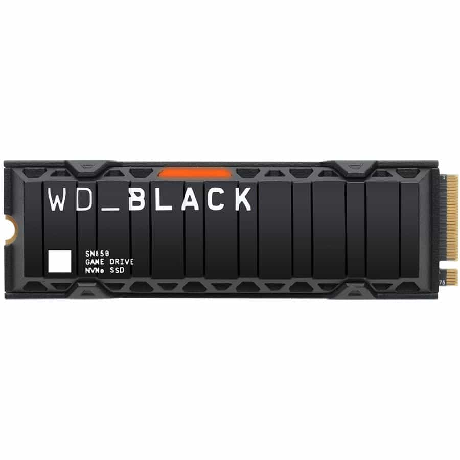 Western Digital WDS800T2XHE-00CDD0 SN850X WD Black SSD, 8TB, M.2, NVMe, 7300 MB/s, Heatshield