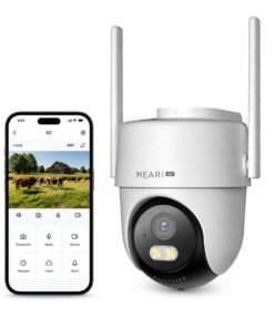 MEARI G1 Outdoor Wired 4G PTZ Camera G1, 2K, Wi-Fi, F/1.6, Night Vision, Smart detect, Google/Alexa