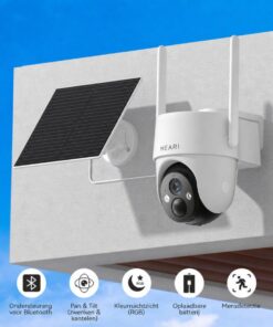MEARI N2 Battery PTZ Camera, 3MP, 5W solar, Ai Smart detect, Full Night Vision, Two-Way audio, IP65 - Afbeelding 3
